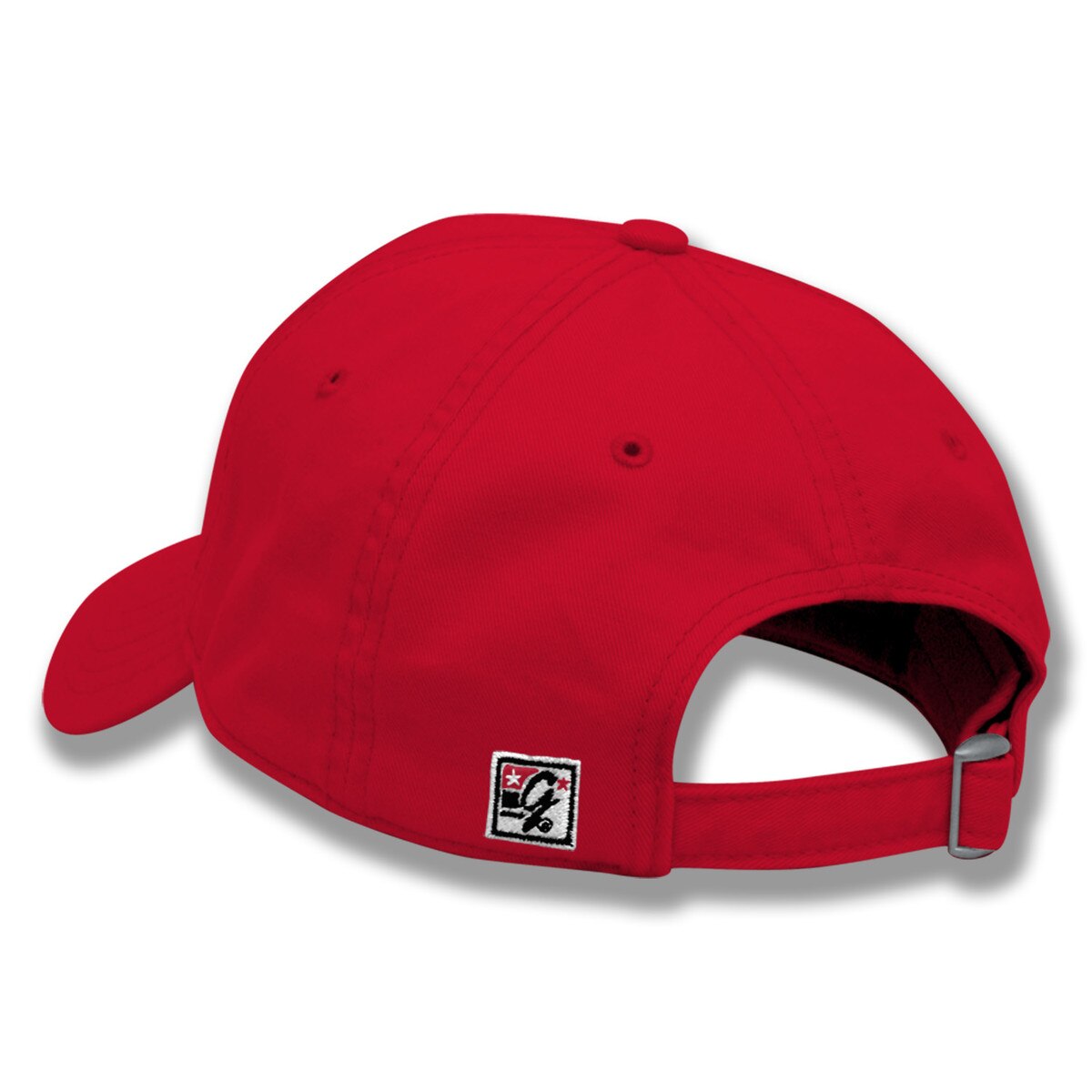 Red Adjustable Twill Hat - Wolfhead